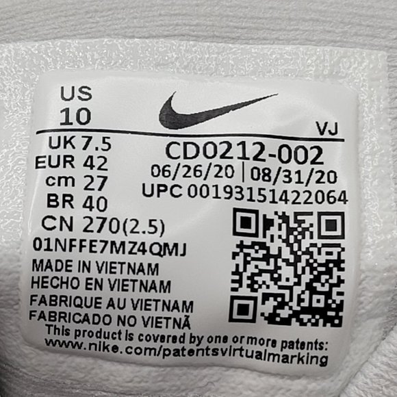 Nike Legend Essential 2020 Womens Running Shoes Grey White CD0212-002 US Size 10 - Picture 8 of 8